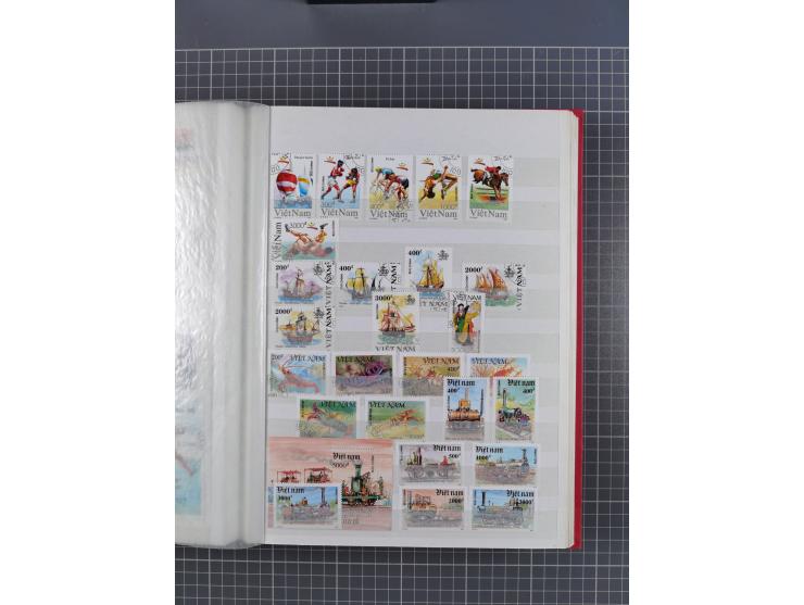 1880/2000, mint never hinged/unused and used assembly, noted Afghanistan, Azerbaijan, Iran, China, Japan, Vietnam, souvenir s