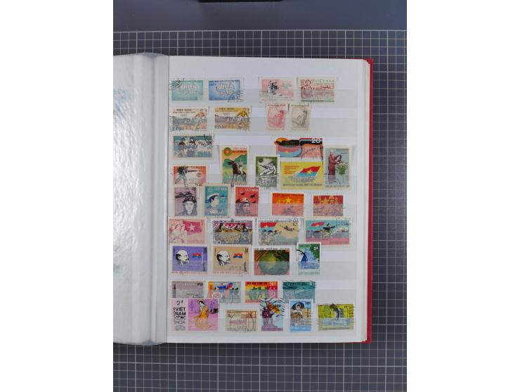 1880/2000, mint never hinged/unused and used assembly, noted Afghanistan, Azerbaijan, Iran, China, Japan, Vietnam, souvenir s