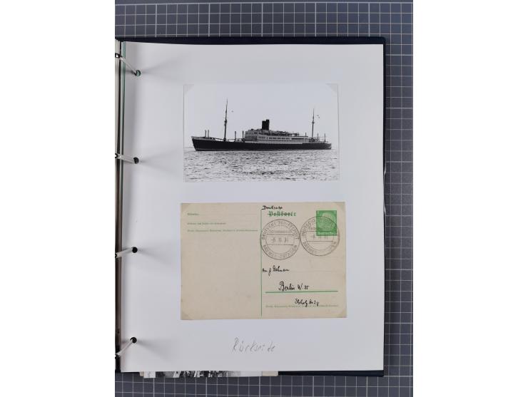 1891/1935, Sammlung “OST-ASIATISCHE HAUPTLINIE” bzw. “OST ASIATISCHE LINIE” mit über 90 Briefen, Karten und Ganzsachen. Dabei