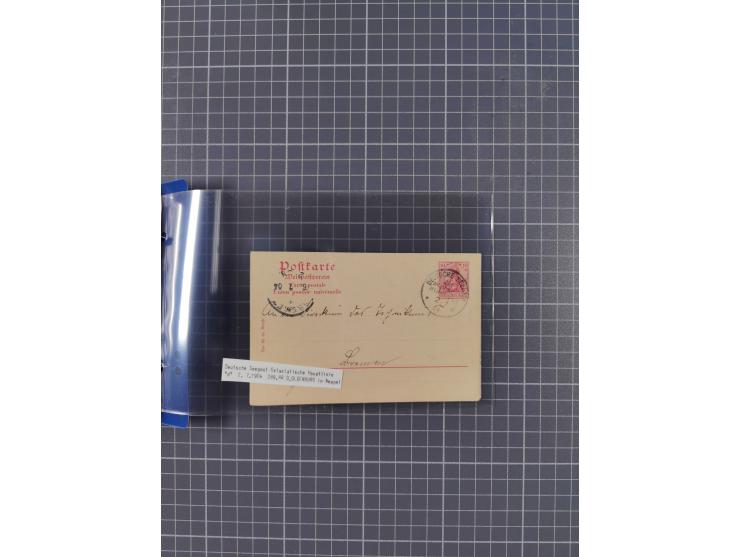 1891/1935, Sammlung “OST-ASIATISCHE HAUPTLINIE” bzw. “OST ASIATISCHE LINIE” mit über 90 Briefen, Karten und Ganzsachen. Dabei