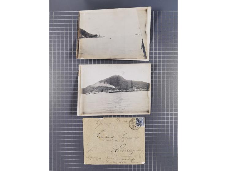 1891/1935, Sammlung “OST-ASIATISCHE HAUPTLINIE” bzw. “OST ASIATISCHE LINIE” mit über 90 Briefen, Karten und Ganzsachen. Dabei