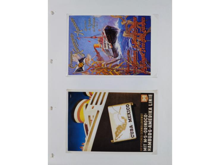 1923/32, kleine Partie “LINIE BREMEN-LA PLATA”, “BREMEN-CUBA”, “HAMBURG-CUBA-MEXIKO” und “HAMBURG-MEXIKO” mit 11 Briefen, Kar