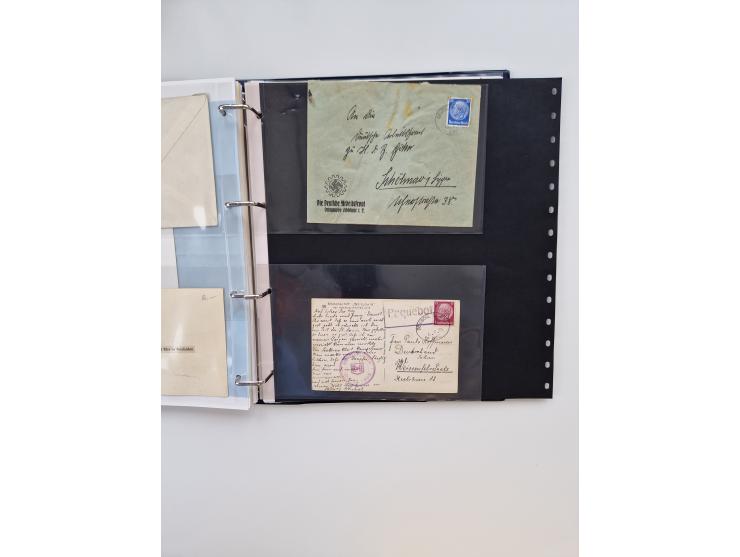 1934/39, interessante Sammlung “Kraft durch Freude” des NORDD. LLYOD BREMEN mit über Briefen, Karten und GSK. Dazu Menükarten