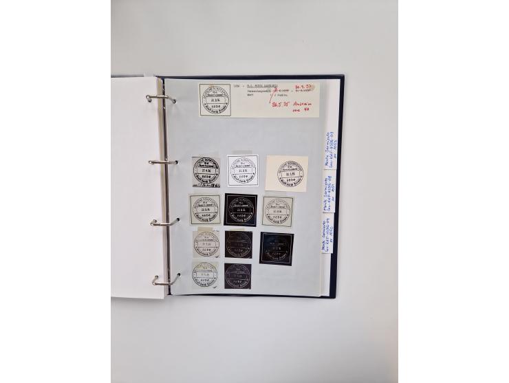 1934/39, interessante Sammlung “Kraft durch Freude” des NORDD. LLYOD BREMEN mit über Briefen, Karten und GSK. Dazu Menükarten