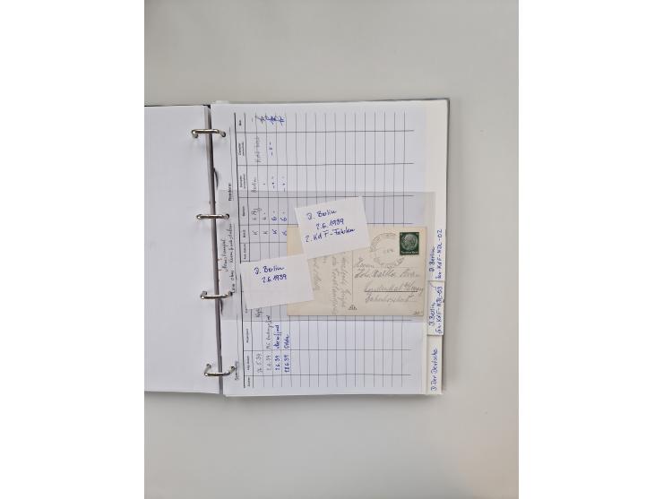 1934/39, interessante Sammlung “Kraft durch Freude” des NORDD. LLYOD BREMEN mit über Briefen, Karten und GSK. Dazu Menükarten