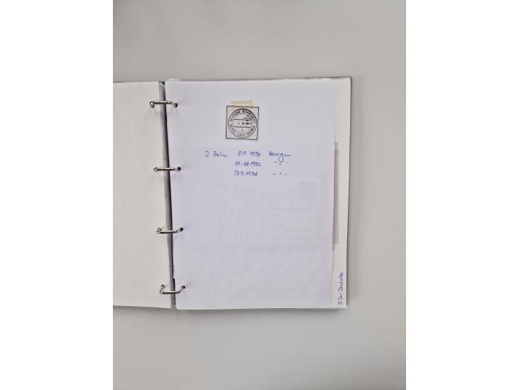 1934/39, interessante Sammlung “Kraft durch Freude” des NORDD. LLYOD BREMEN mit über Briefen, Karten und GSK. Dazu Menükarten