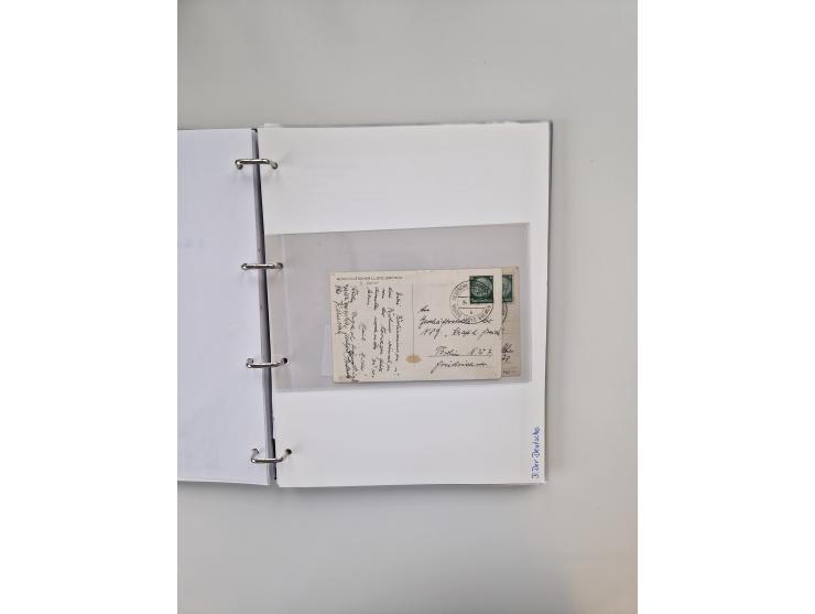 1934/39, interessante Sammlung “Kraft durch Freude” des NORDD. LLYOD BREMEN mit über Briefen, Karten und GSK. Dazu Menükarten