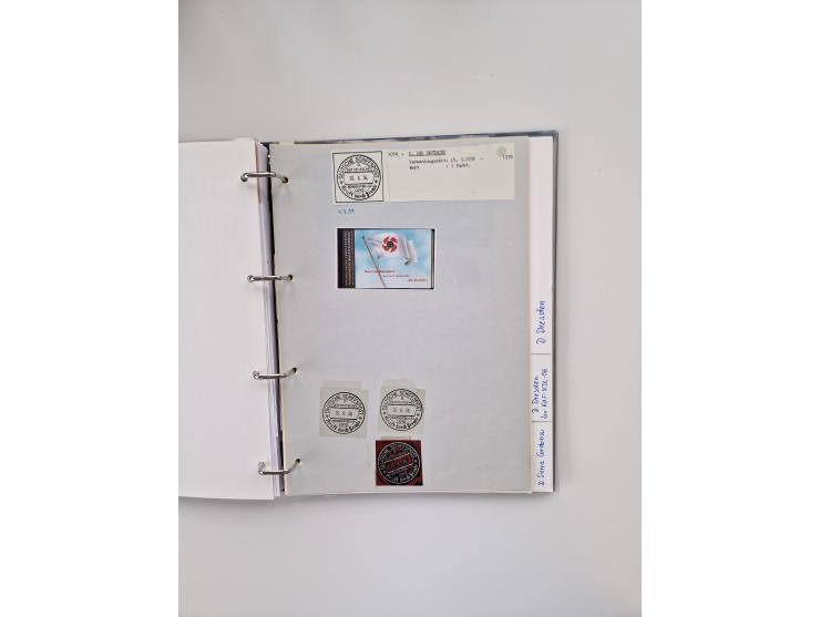 1934/39, interessante Sammlung “Kraft durch Freude” des NORDD. LLYOD BREMEN mit über Briefen, Karten und GSK. Dazu Menükarten