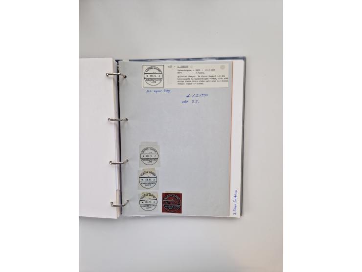 1934/39, interessante Sammlung “Kraft durch Freude” des NORDD. LLYOD BREMEN mit über Briefen, Karten und GSK. Dazu Menükarten