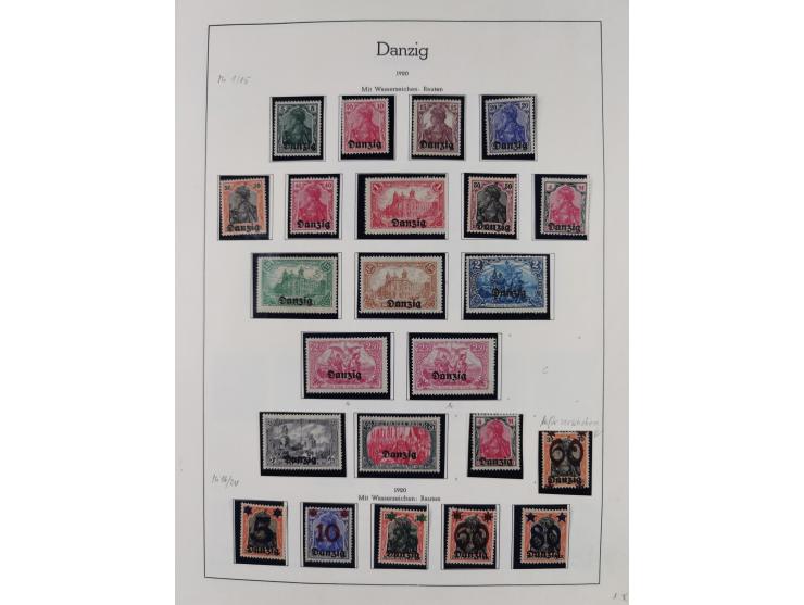 1920/39, meist postfrische/ungebrauchte Sammlung ab Mi.1-15, inkl. Dienstmarken, dabei viele, meist postfrische, komplette Sä