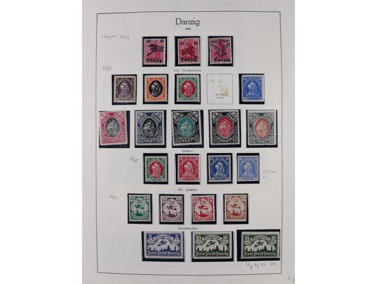 1920/39, meist postfrische/ungebrauchte Sammlung ab Mi.1-15, inkl. Dienstmarken, dabei viele, meist postfrische, komplette Sä