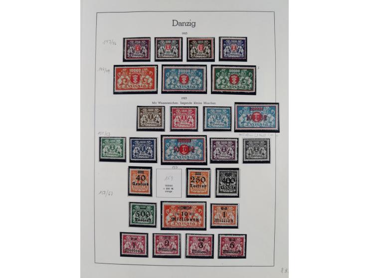 1920/39, meist postfrische/ungebrauchte Sammlung ab Mi.1-15, inkl. Dienstmarken, dabei viele, meist postfrische, komplette Sä