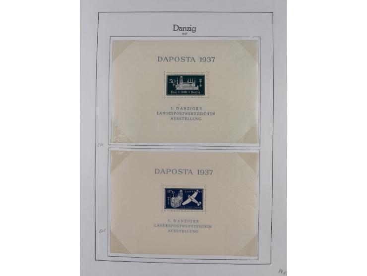 1920/39, meist postfrische/ungebrauchte Sammlung ab Mi.1-15, inkl. Dienstmarken, dabei viele, meist postfrische, komplette Sä