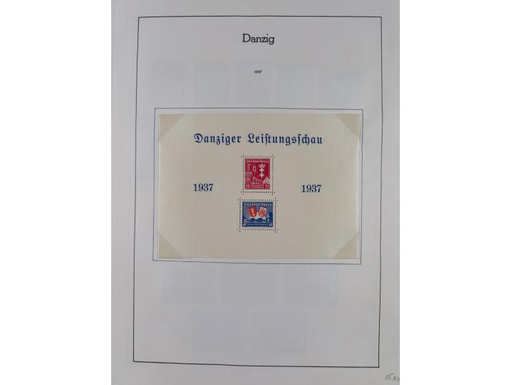 1920/39, meist postfrische/ungebrauchte Sammlung ab Mi.1-15, inkl. Dienstmarken, dabei viele, meist postfrische, komplette Sä