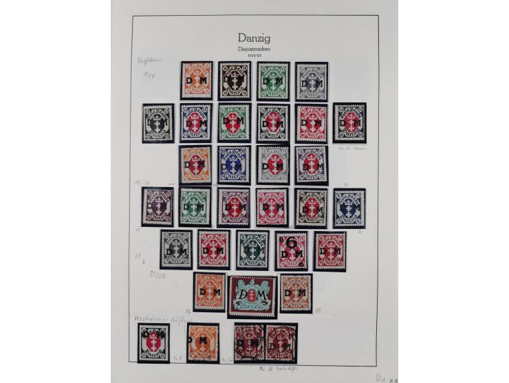 1920/39, meist postfrische/ungebrauchte Sammlung ab Mi.1-15, inkl. Dienstmarken, dabei viele, meist postfrische, komplette Sä