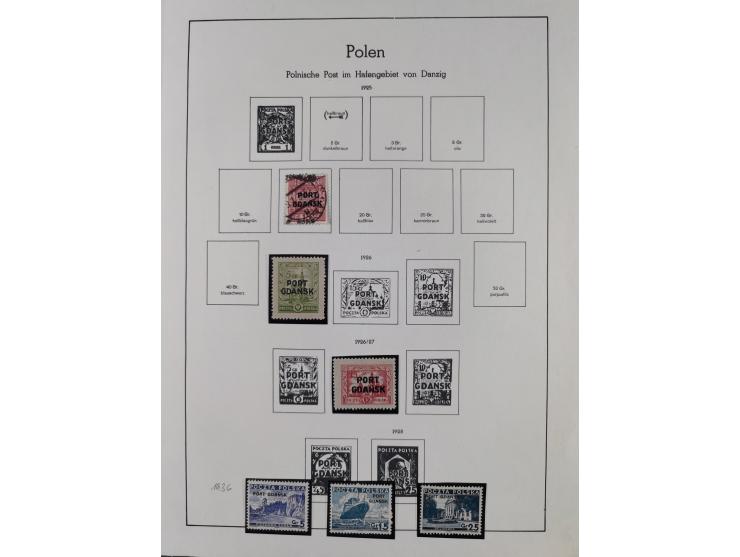 1920/39, meist postfrische/ungebrauchte Sammlung ab Mi.1-15, inkl. Dienstmarken, dabei viele, meist postfrische, komplette Sä