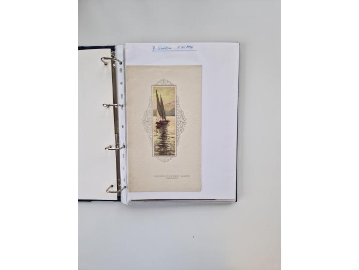 1928/34, kleine Sammlung “DASP BREMEN-NEW YORK” mit den Dampfern “Bremen”, “Columbus” und “Europa” &nbsp;mit 16 Briefen, Kart