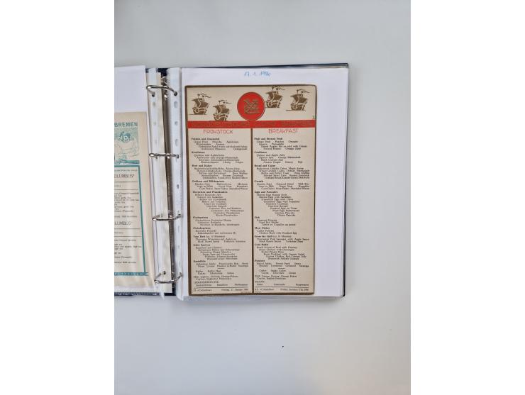 1928/34, kleine Sammlung “DASP BREMEN-NEW YORK” mit den Dampfern “Bremen”, “Columbus” und “Europa” &nbsp;mit 16 Briefen, Kart