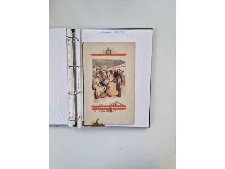 1928/34, kleine Sammlung “DASP BREMEN-NEW YORK” mit den Dampfern “Bremen”, “Columbus” und “Europa” &nbsp;mit 16 Briefen, Kart