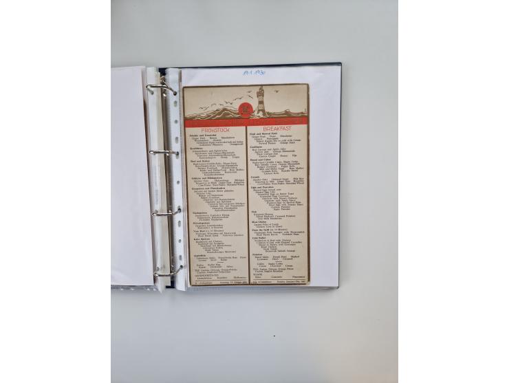 1928/34, kleine Sammlung “DASP BREMEN-NEW YORK” mit den Dampfern “Bremen”, “Columbus” und “Europa” &nbsp;mit 16 Briefen, Kart