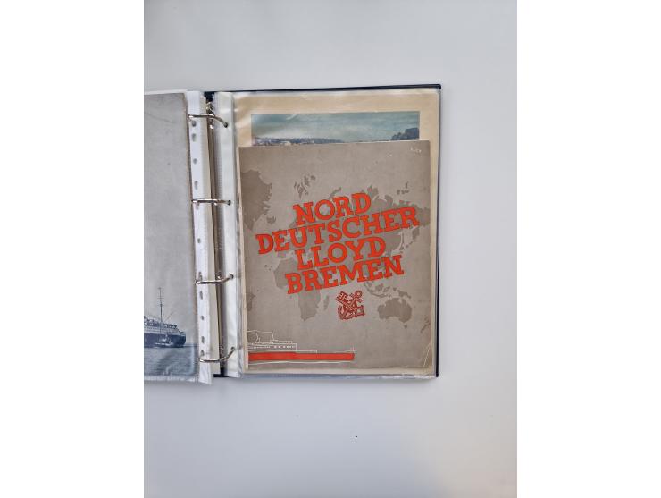 1928/34, kleine Sammlung “DASP BREMEN-NEW YORK” mit den Dampfern “Bremen”, “Columbus” und “Europa” &nbsp;mit 16 Briefen, Kart