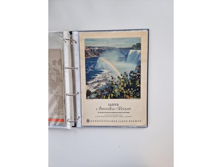 1928/34, kleine Sammlung “DASP BREMEN-NEW YORK” mit den Dampfern “Bremen”, “Columbus” und “Europa” &nbsp;mit 16 Briefen, Kart