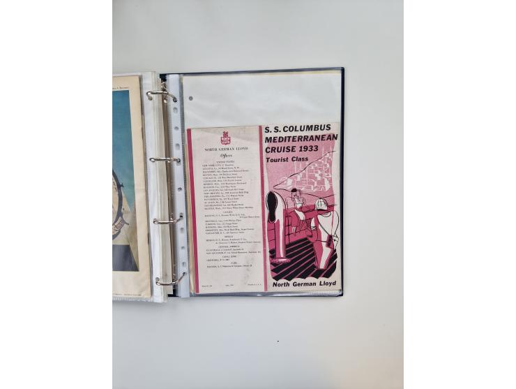 1928/34, kleine Sammlung “DASP BREMEN-NEW YORK” mit den Dampfern “Bremen”, “Columbus” und “Europa” &nbsp;mit 16 Briefen, Kart