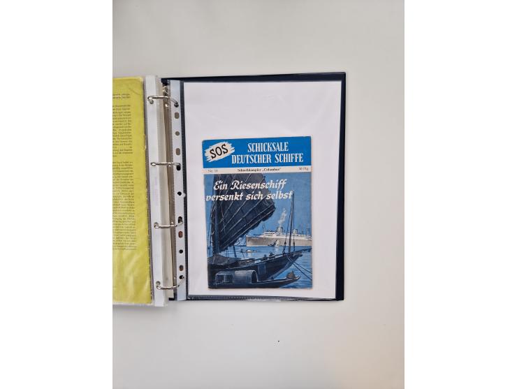 1928/34, kleine Sammlung “DASP BREMEN-NEW YORK” mit den Dampfern “Bremen”, “Columbus” und “Europa” &nbsp;mit 16 Briefen, Kart