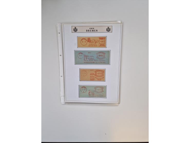 1926/70 (ca.), interessante Sammlung “Absenderfreistempel der Reedereien” mit ca. 140 Briefen/Karten inkl. Doubletten und etl