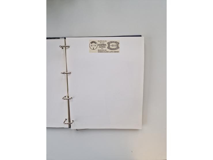 1926/70 (ca.), interessante Sammlung “Absenderfreistempel der Reedereien” mit ca. 140 Briefen/Karten inkl. Doubletten und etl