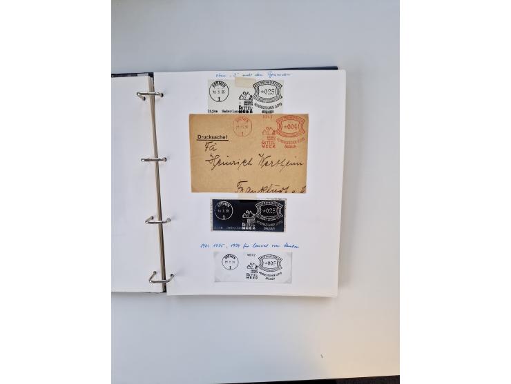 1926/70 (ca.), interessante Sammlung “Absenderfreistempel der Reedereien” mit ca. 140 Briefen/Karten inkl. Doubletten und etl