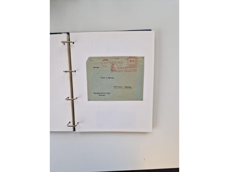 1926/70 (ca.), interessante Sammlung “Absenderfreistempel der Reedereien” mit ca. 140 Briefen/Karten inkl. Doubletten und etl