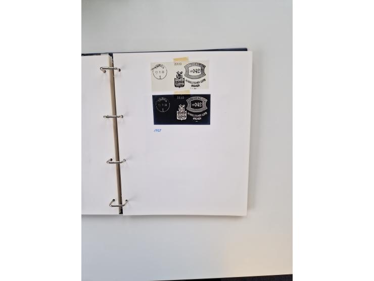 1926/70 (ca.), interessante Sammlung “Absenderfreistempel der Reedereien” mit ca. 140 Briefen/Karten inkl. Doubletten und etl