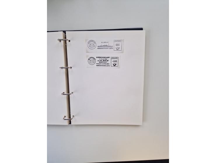 1926/70 (ca.), interessante Sammlung “Absenderfreistempel der Reedereien” mit ca. 140 Briefen/Karten inkl. Doubletten und etl