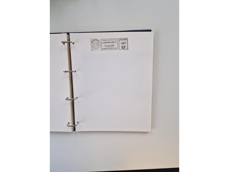 1926/70 (ca.), interessante Sammlung “Absenderfreistempel der Reedereien” mit ca. 140 Briefen/Karten inkl. Doubletten und etl