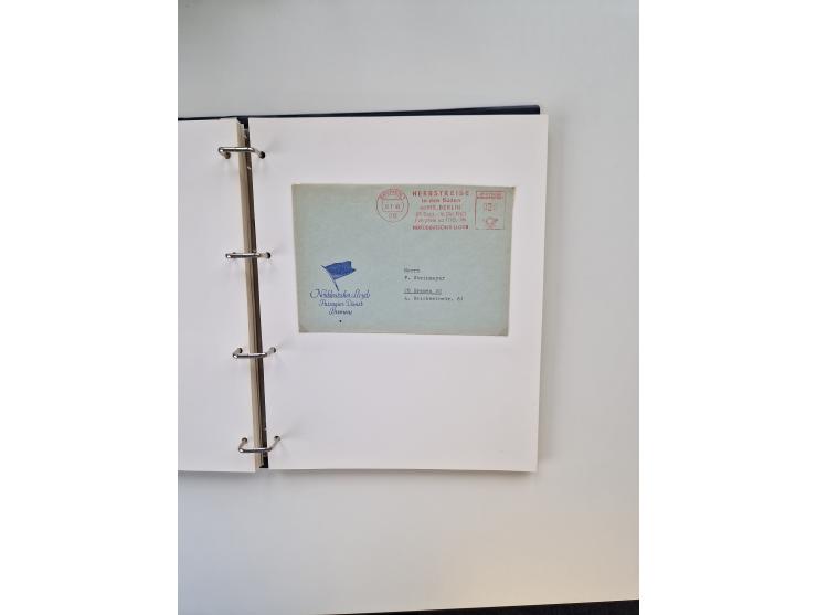 1926/70 (ca.), interessante Sammlung “Absenderfreistempel der Reedereien” mit ca. 140 Briefen/Karten inkl. Doubletten und etl