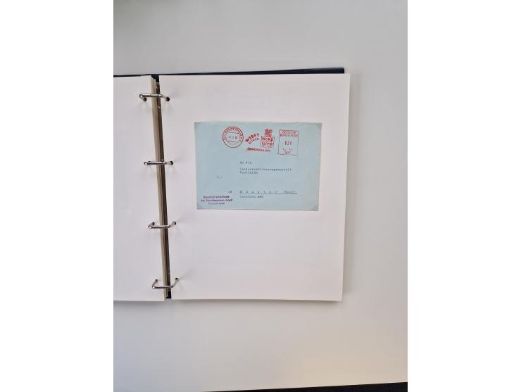 1926/70 (ca.), interessante Sammlung “Absenderfreistempel der Reedereien” mit ca. 140 Briefen/Karten inkl. Doubletten und etl