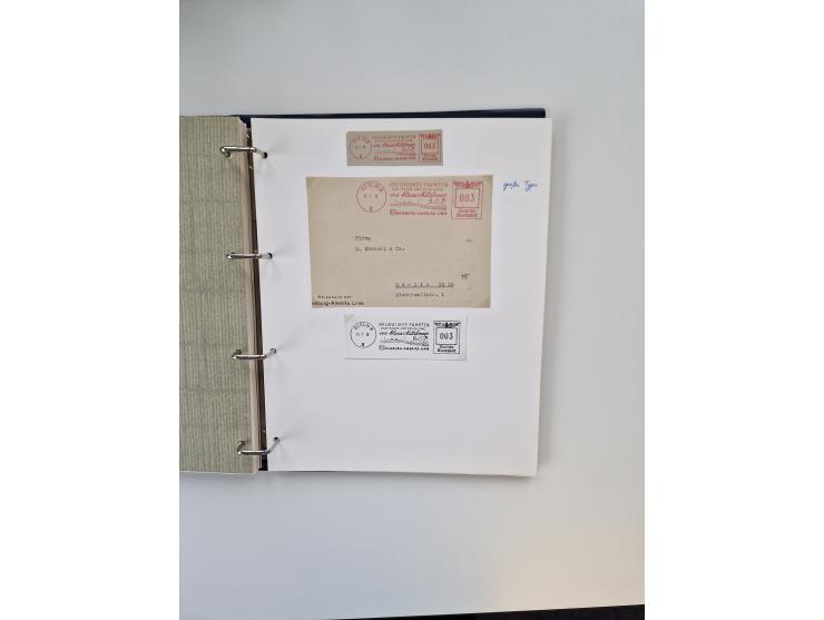 1926/70 (ca.), interessante Sammlung “Absenderfreistempel der Reedereien” mit ca. 140 Briefen/Karten inkl. Doubletten und etl