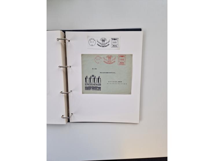 1926/70 (ca.), interessante Sammlung “Absenderfreistempel der Reedereien” mit ca. 140 Briefen/Karten inkl. Doubletten und etl