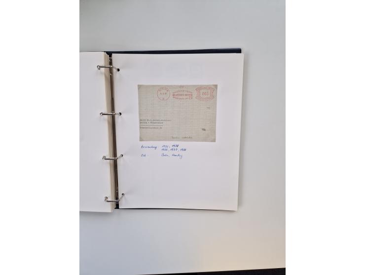 1926/70 (ca.), interessante Sammlung “Absenderfreistempel der Reedereien” mit ca. 140 Briefen/Karten inkl. Doubletten und etl