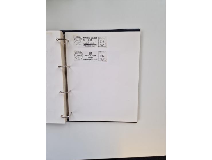 1926/70 (ca.), interessante Sammlung “Absenderfreistempel der Reedereien” mit ca. 140 Briefen/Karten inkl. Doubletten und etl