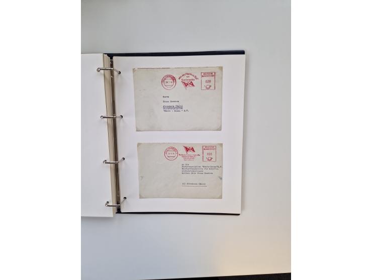 1926/70 (ca.), interessante Sammlung “Absenderfreistempel der Reedereien” mit ca. 140 Briefen/Karten inkl. Doubletten und etl