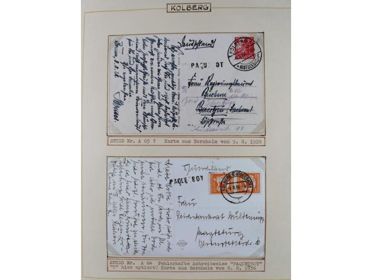 1853/1950, interessante Sammlung “Nordische Schiffspost” inkl. Transit- und Anlandungsstempeln mit fast 60 Briefen, Karten un