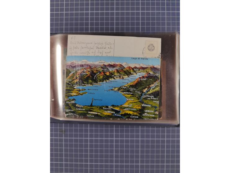 Italien: 1899/1939, interessante Sammlung der Inlands-Schiffspost mit ca. 100 Karten und GSK, dabei viele verschiedene und kl