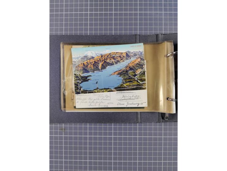 Italien: 1899/1939, interessante Sammlung der Inlands-Schiffspost mit ca. 100 Karten und GSK, dabei viele verschiedene und kl