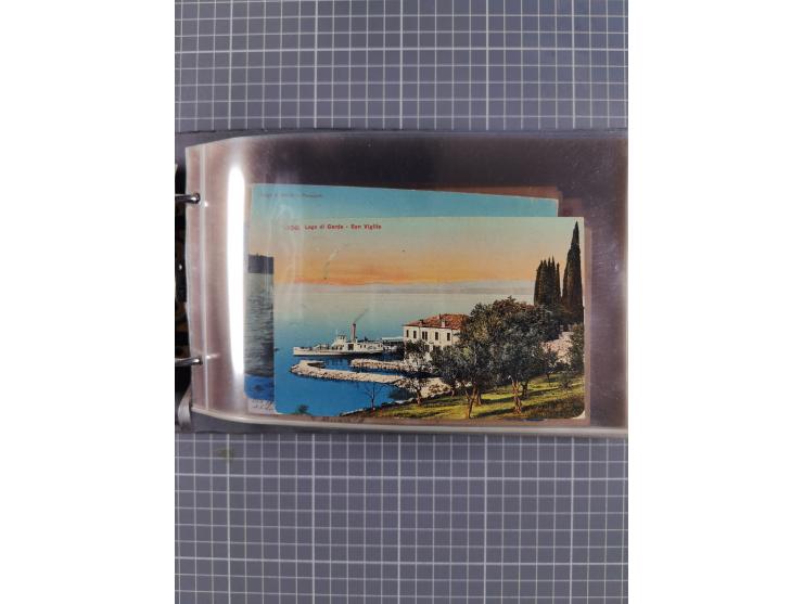 Italien: 1899/1939, interessante Sammlung der Inlands-Schiffspost mit ca. 100 Karten und GSK, dabei viele verschiedene und kl