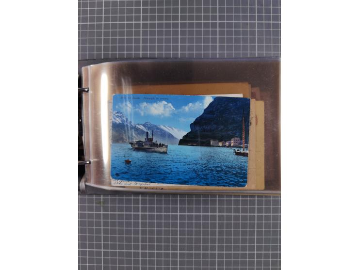 Italien: 1899/1939, interessante Sammlung der Inlands-Schiffspost mit ca. 100 Karten und GSK, dabei viele verschiedene und kl