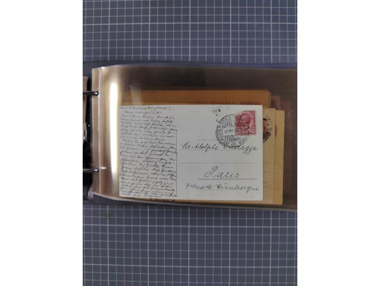 Italien: 1899/1939, interessante Sammlung der Inlands-Schiffspost mit ca. 100 Karten und GSK, dabei viele verschiedene und kl