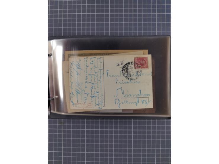 Italien: 1899/1939, interessante Sammlung der Inlands-Schiffspost mit ca. 100 Karten und GSK, dabei viele verschiedene und kl