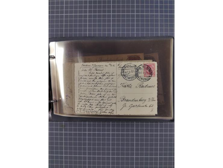 Italien: 1899/1939, interessante Sammlung der Inlands-Schiffspost mit ca. 100 Karten und GSK, dabei viele verschiedene und kl